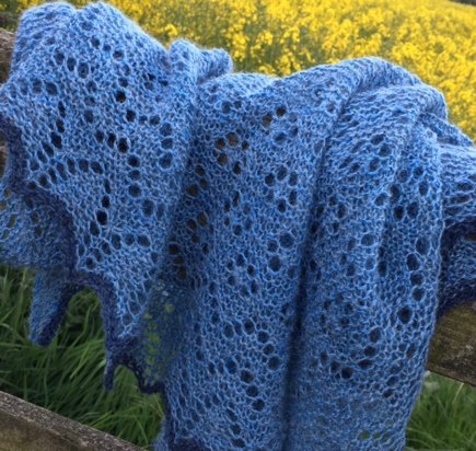 Cornflower Shawl #2