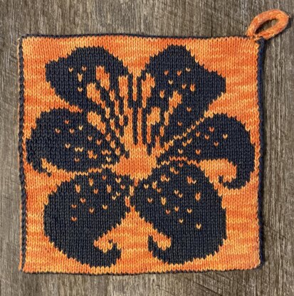 Tiger Lily Potholder