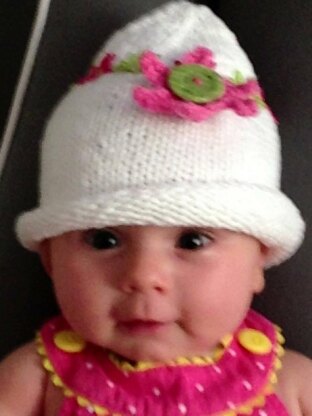 Beau's Fanciful Flower Baby and Toddler Hat