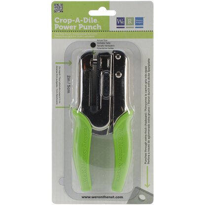 We R Memory Keepers Crop-A-Dile Power Punch - .25" Hole.