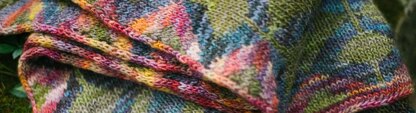 Mosaico Wrap in Malabrigo Rastita - PDF