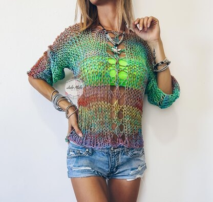 Women’s mesh summer sweater