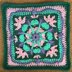 English Garden Afghan Square