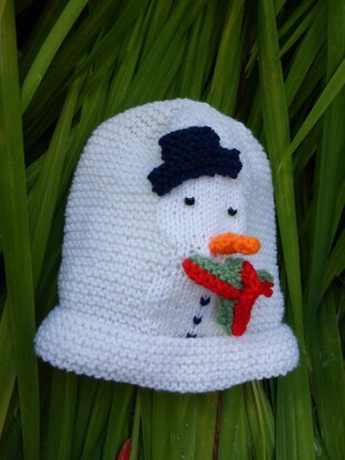 Snowman Baby Hat