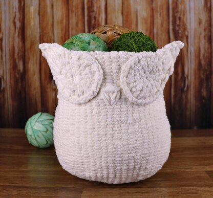 Owl Knit Basket