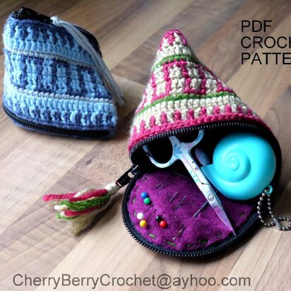 Coins Purse or Sewing Necessaire Crochet Pattern