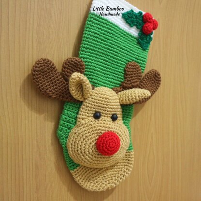 Reindeer Christmas Stocking