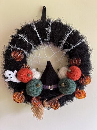 Light up Halloween Wreath