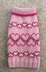 Dog Sweater with Hearts