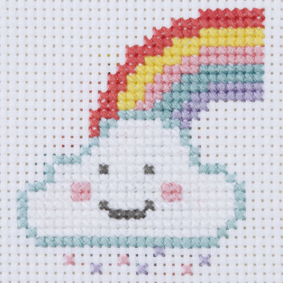 Anchor First: Rainbow Cross Stitch Kit