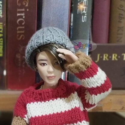 Simple Beanie Ken Barbie doll