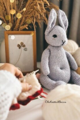 Bunny Knitting Pattern PDF – OlaKnittedBears