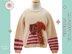 Mr Fluffy Tail Kids Squirrel Sweater - Childs Jumper Knitting Pattern