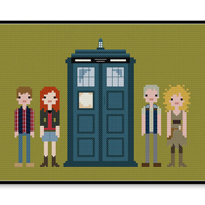 Eleventh Doctor's Companions - PDF Cross Stitch Pattern