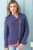 Woman’s Asymmetric Zip Fastener Jacket in Hayfield Ripple Super Chunky - 7203 - Downloadable PDF