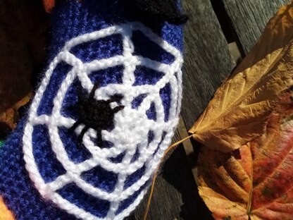 Crochet halloween wreath and bunting