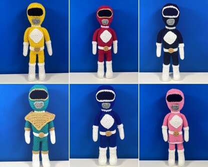 6 Power Ranger Crochet Patterns