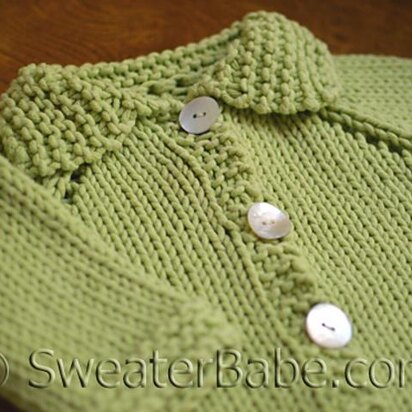 #15 Chunky Cotton Baby Cardigan