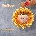 Sunflower Tuanzi Keychain Crochet Pattern
