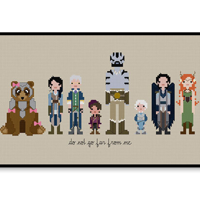 The Mighty Nein - PDF Cross Stitch Pattern