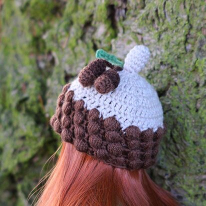 12 inch Doll Acorn Hat