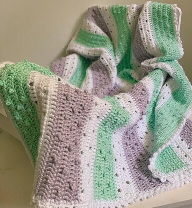 The Pretty Picot Baby Blanket