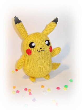 Knitted Pokemon Pikachu