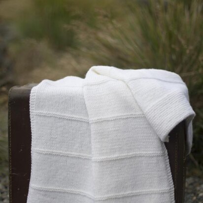 Stripe Baby Blanket - Baby Cakes - knitting pattern