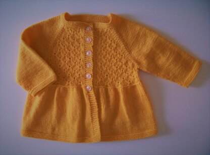 Buttercup baby cardigan
