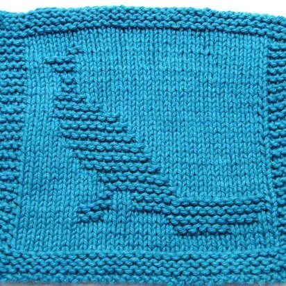 PEACOCK Cloth - knitting pattern