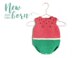 New Born - Crochet Watermelon Romper