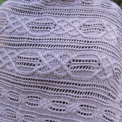 Hookset Cable Lace Shawl