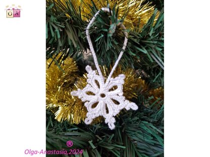 Crochet snowflake 36