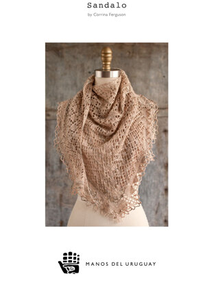 Sandalo Shawl in Manos del Uruguay Silk Blend Fino - 2013W