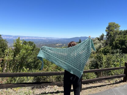 Vineyard hill shawl