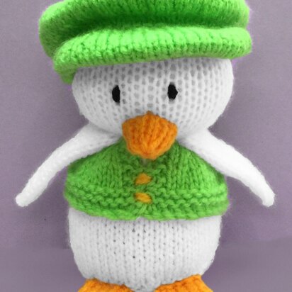 Darcy the Easter Duck - knitting pattern