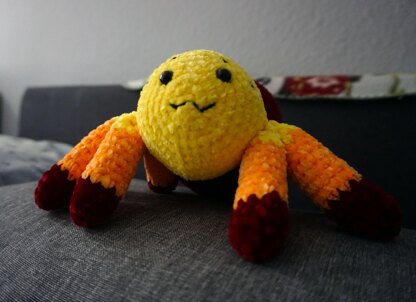 Crochet Pattern For The Amigurumi Cuddly Spider