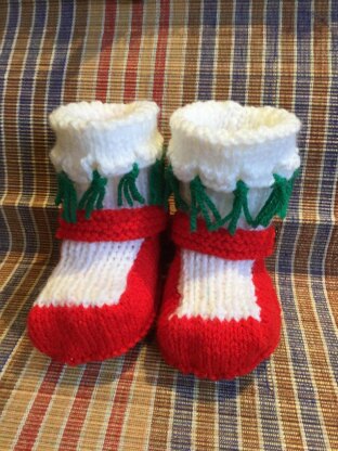 1st Christmas Bootie