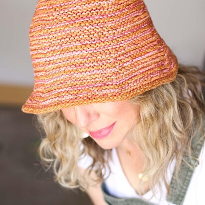 Scrappy Knit Bucket Hat