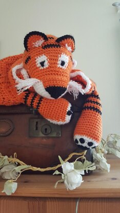 Noah's Tiger cot blanket