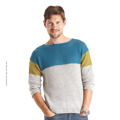 Gentleman's Sweater in BC Garn Baby Alpaca - 4022BC - Downloadable PDF