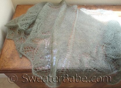 #151 Samantha Featherweight Lace Shawl