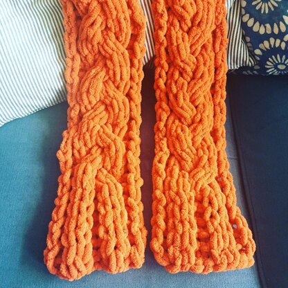 Slip and Slide Cable Scarf