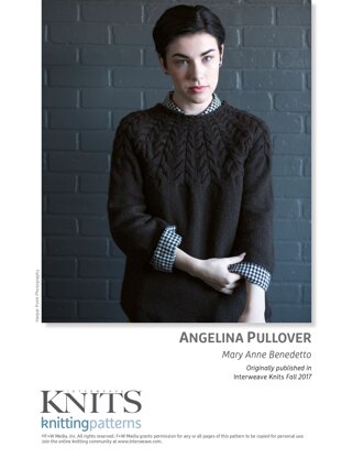 Angelina Pullover in The Fibre Co. Cumbria - Downloadable PDF