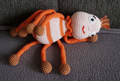 Amigurumi Häkelanleitung für Spinne Lotte