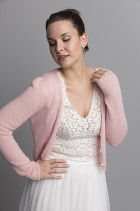 Cardigan with knots for brides