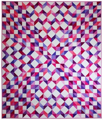 Michael Miller Fabrics Purple Rain Quilt & Pillow Sham - Downloadable PDF