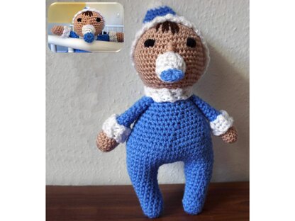 Crochet Pattern for the Sleepy Doll Pepé!