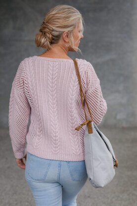 Cable Mesh Sweater