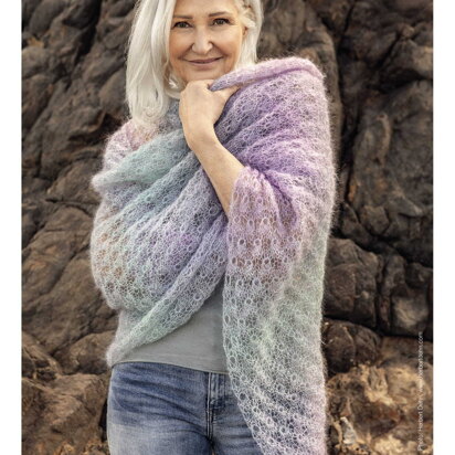 Striped Pullover in Lana Grossa Gomitolo Summer Tweed - 09 - Downloadable  PDF